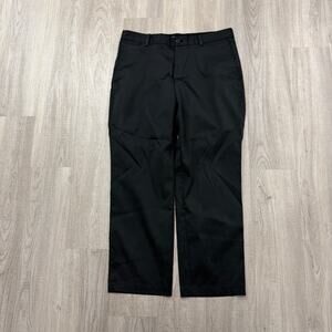 Nike Golf Dri-Fit Tour Performance Pants Men's 32x30 Black Flat Front 639779-010